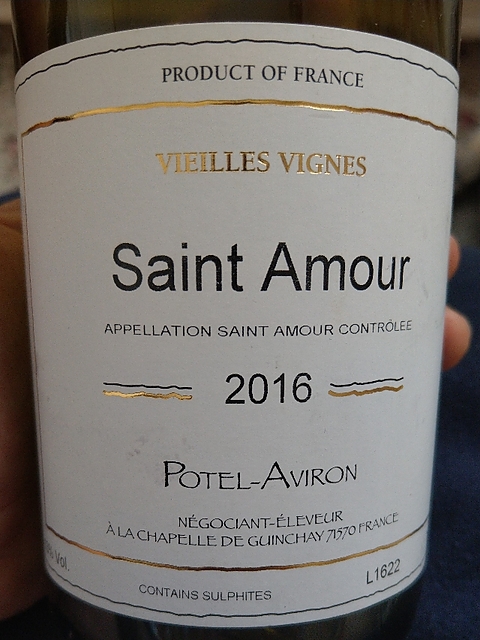 Potel Aviron Saint Amour Vieilles Vignes