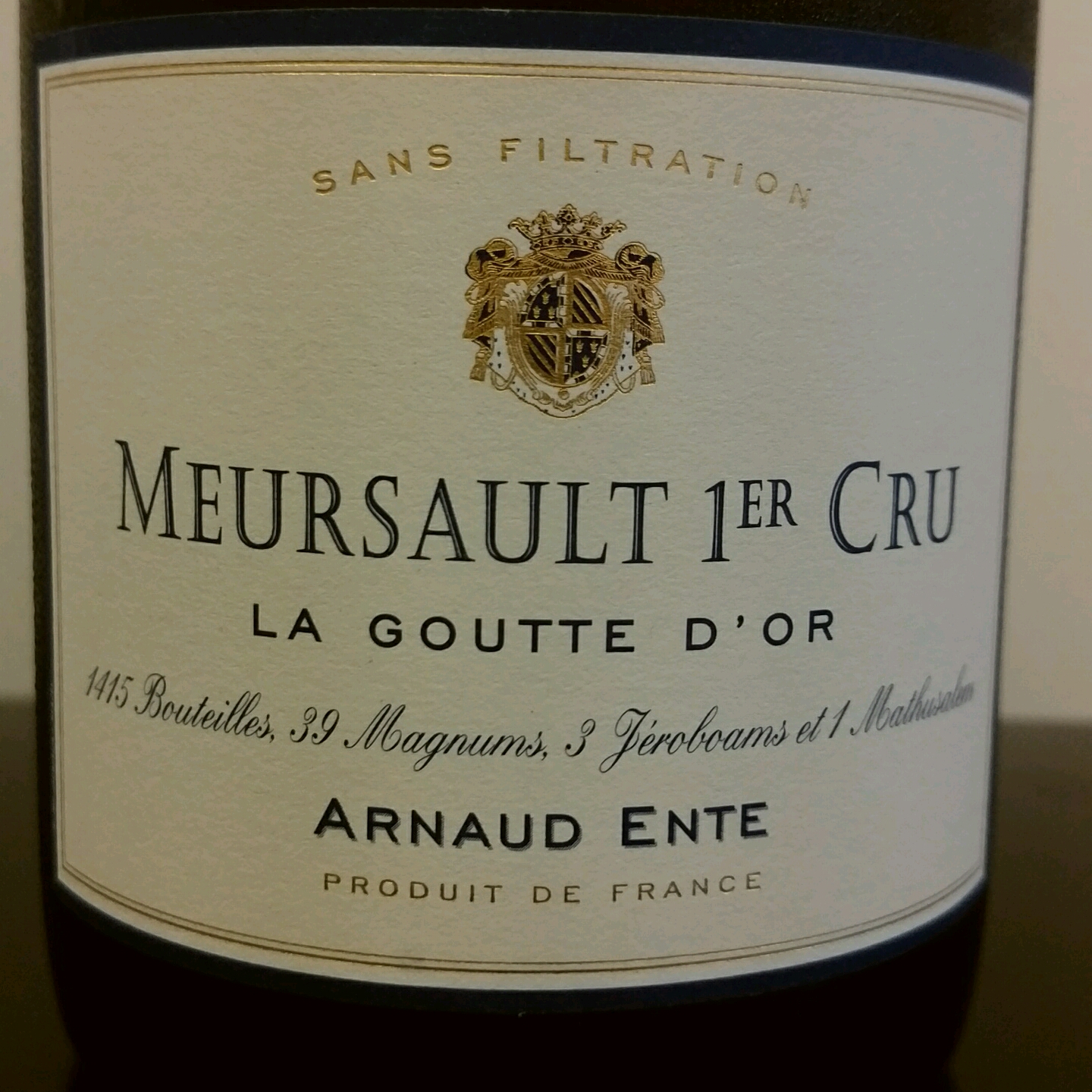 Dom. Arnaud Ente Meursault 1er Cru La Goutte | Vinica 無料の