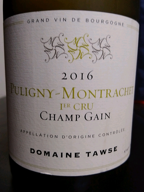 Dom. Tawse Puligny Montrachet 1er Cru Champ Gain