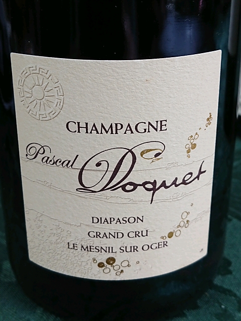 Pascal Doquet Diapason Grand Cru Brut(パスカル・ドケ ディアパソン グラン・クリュ ブリュット)