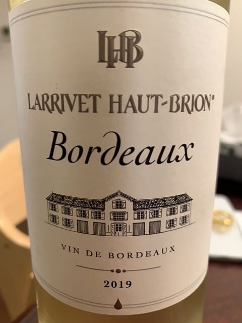 Le Bordeaux de Larrivet Haut Brion Blanc(ル・ボルドー・ド・ラリヴェ・オー・ブリオン ブラン)