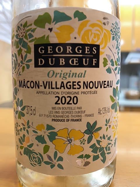 Georges Duboeuf Mâcon Villages Nouveau(ジョルジュ・デュブッフ マコン・ヴィラージュ・ヌーヴォー)