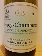 J. Coudray Bizot Gevrey Chambertin 1er Cru | Vinica 無料の