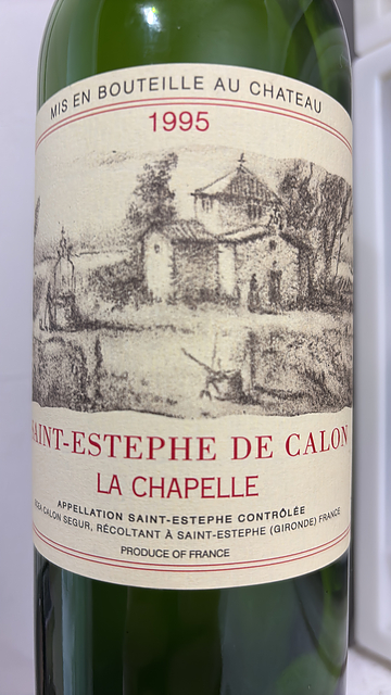 Saint Estèphe de Calon La Chapelle