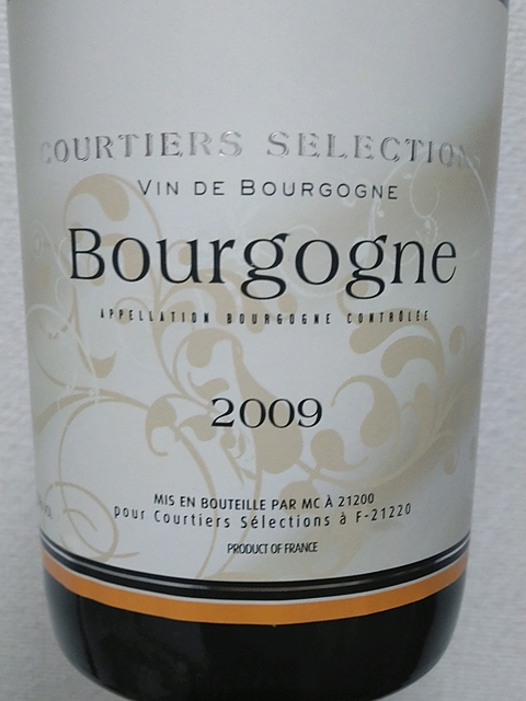 Courtiers Selections Bourgogne Rouge(クルティエ・セレクション ブルゴーニュ・ルージュ)
