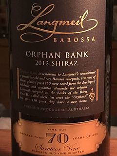 Langmeil Orphan Bank Shiraz(ラングメイル オルファン・バンク シラーズ)