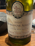 ドメーヌ・ティエリ・パンケ ブルゴーニュ アリゴテ ラ・コルヴェ・サン・ニコラ(2020)