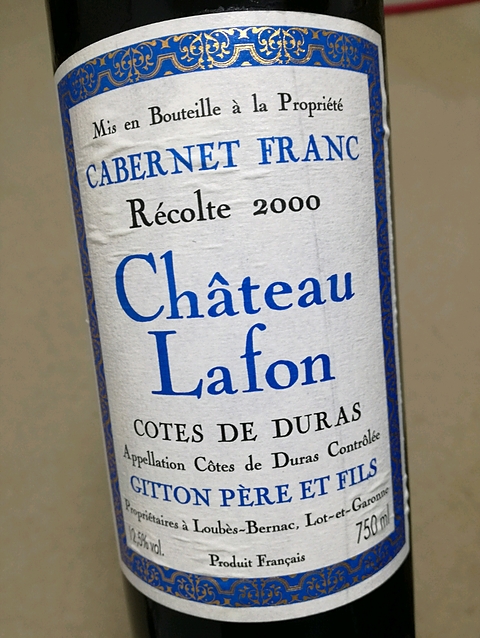 Gitton Pére & Fils Ch. Lafon Cabernet Franc