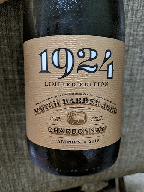 Gnarly Head 1924 Limited Edition Scotch Barrel Aged Chardonnay(ナーリー・ヘッド 1924 スコッチ・バレル・エイジド シャルドネ)