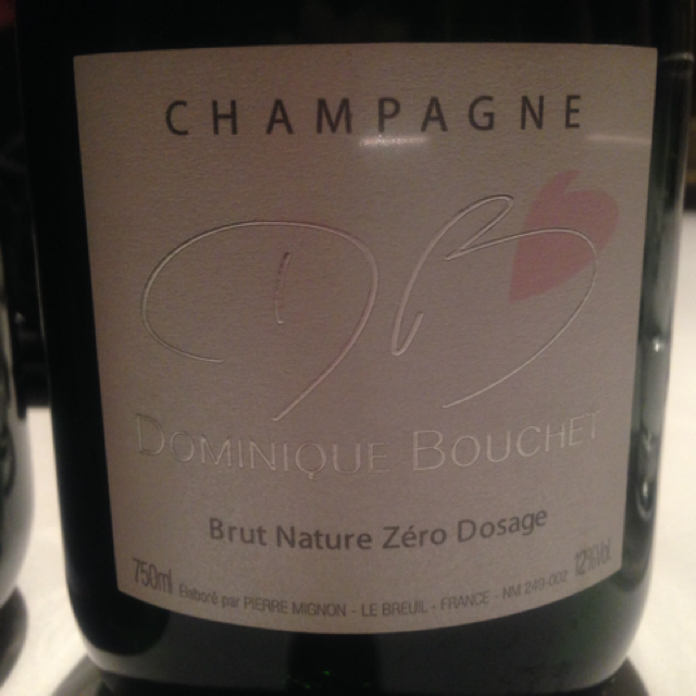 Dominique Bouchet Brut Nature Zéro Dosage(ドミニク・ブシェ