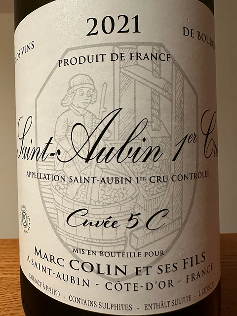 Marc Colin et ses Fils Saint Aubin 1er Cru Cuvée 5 C