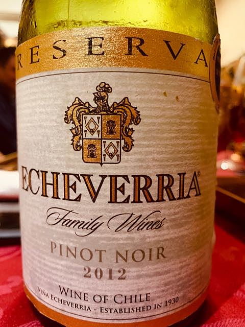 Echeverria Reserva Pinot Noir