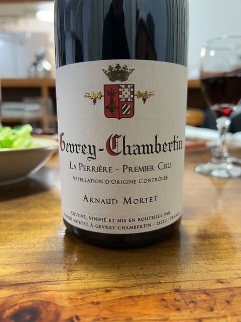 Arnaud Mortet Gevrey Chambertin 1er Cru La Perrière