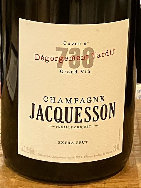 Jacquesson Cuvée 738 Dégorgement Tardif