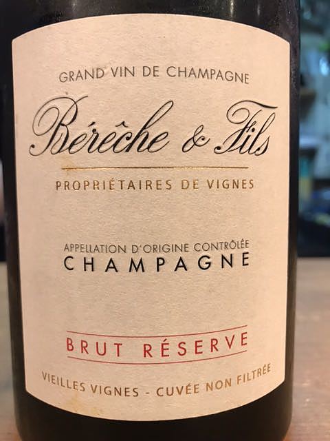 Bérèche & Fils Brut Réserve(ベレッシュ・エ・フィス ブリュット・レゼルヴ)