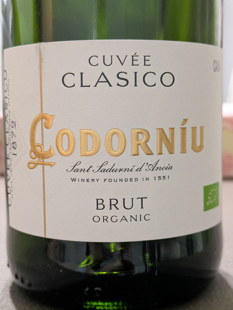 Codorníu Clasico Brut Organic(コドーニュ クラシコ ブリュット オーガニック)