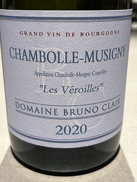Dom. Bruno Clair Chambolle Musigny Les Véroilles(ドメーヌ・ブリュノ・クレール シャンボール・ミュジニー レ・ヴェロワイユ)