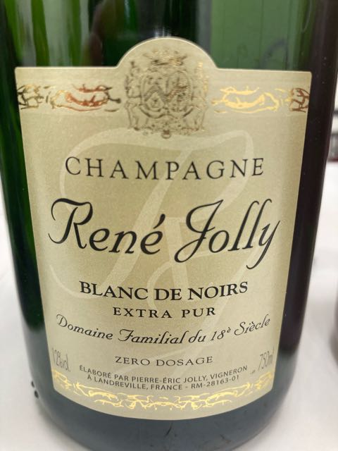 ルネ・ジョリー / Rene Jolly ブラン・ド・ノワール エクストラ・ピュール - フランスワイン