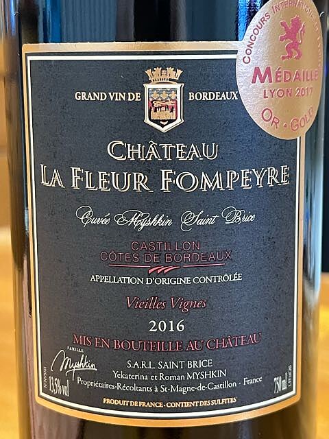 Ch. La Fleur Fompeyre Cuvée Myshkin Saint Brice