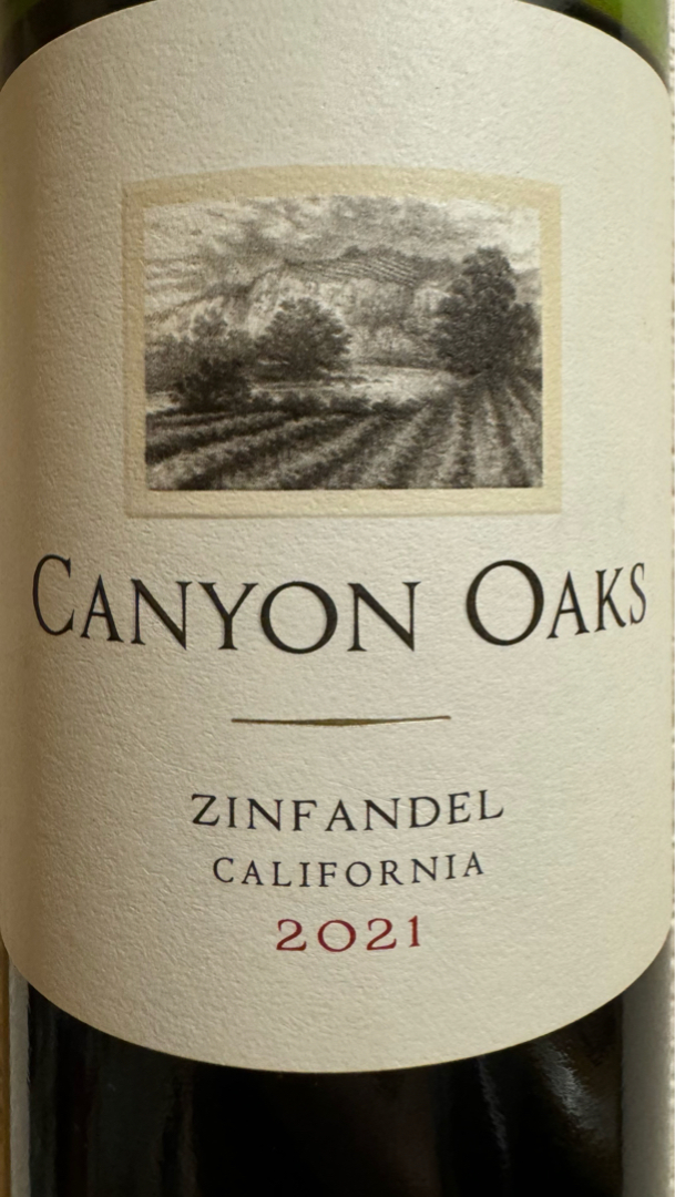 ワインファウンテン Canyon Oaks Zinfandel(キャニオン・オークス ジンファンデル
