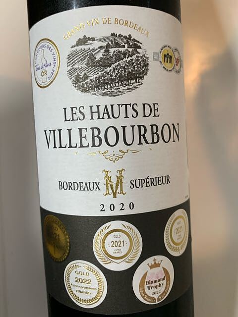 Les Hauts de Villebourbon Bordeaux Supérieur
