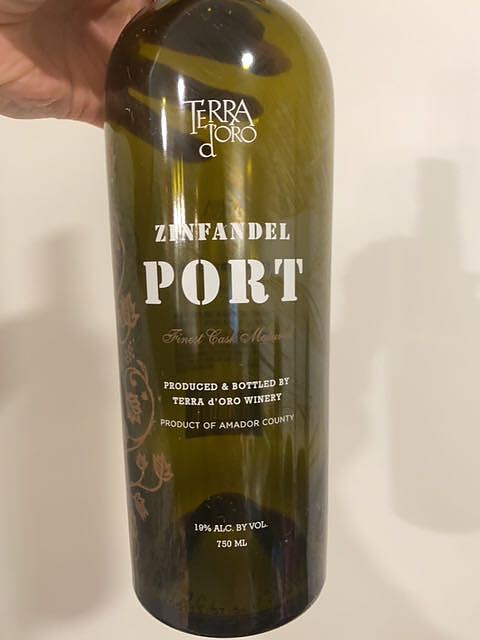 Terra d'Oro Zinfandel Port