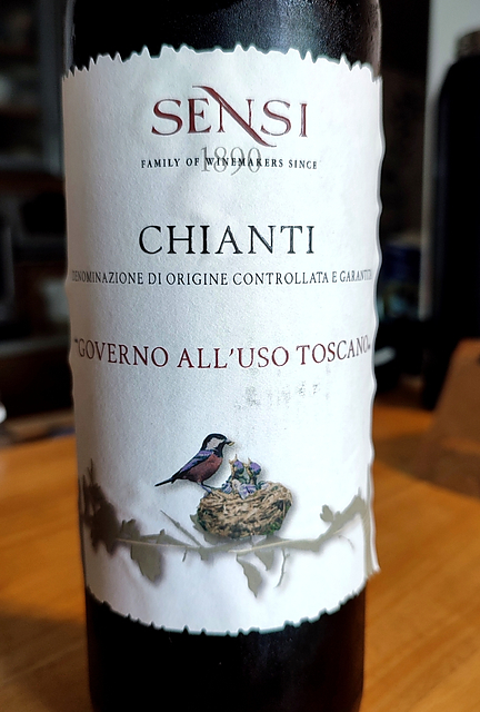 Sensi Chianti Governo all'Uso Toscano(センシィ キアンティ ゴヴェルノ・アッルーゾ・トスカーノ)