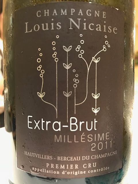 Louis Nicaise 1er Cru Extra Brut(ルイ・ニケーズ プルミエ・クリュ エクストラ・ブリュット)