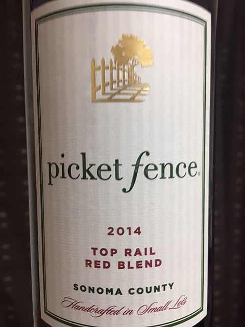 Picket Fence Top Rail Red Blend 2014