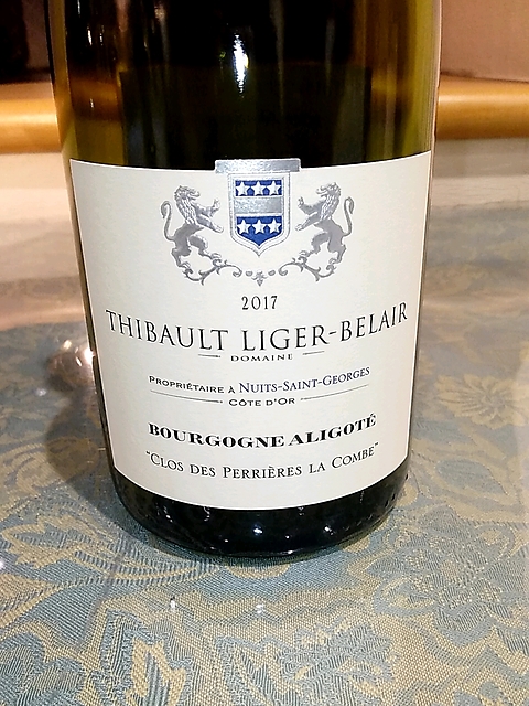 Thibault Liger Belair Bourgogne Aligoté Clos des Perrières la Combe