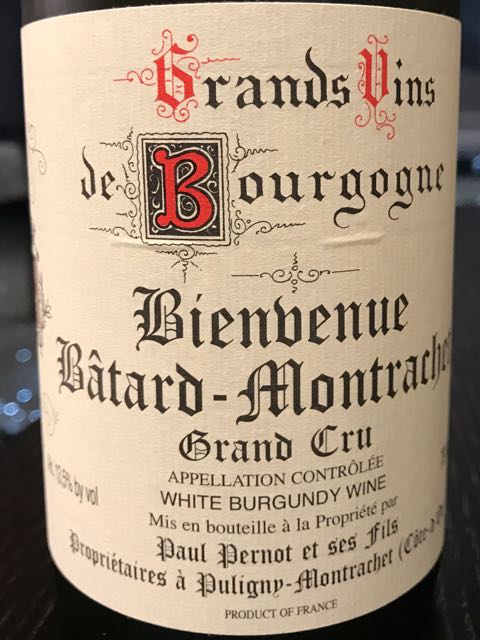 ポール ペルノ ビアンヴィニュ バタール モンラッシェ　2019 楽天市場】ビアンヴニュ バタール モンラッシェ グラン クリュ