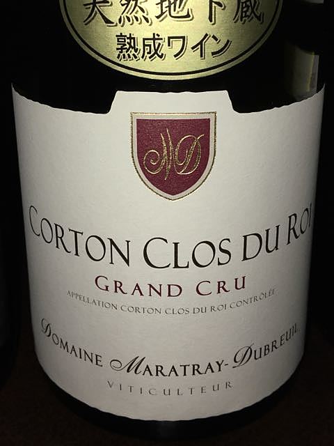 Dom. Maratray Dubreuil Corton Clos du Roy Grand Cru