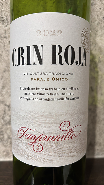 Crin Roja Tempranillo