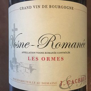 J. Cacheux Vosne Romanée Aux Ormes (Les Ormes)(ジャック・カシュー ヴォーヌ・ロマネ オー・ゾルム)