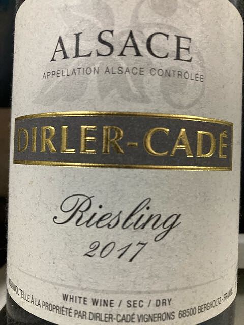 Dirler Cadé Riesling(ディルレ・カデ リースリング)