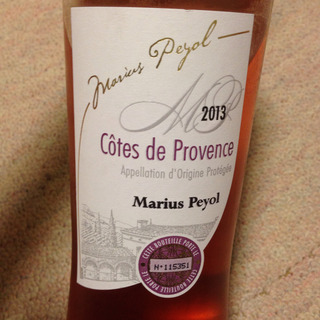 Marius Peyol Côtes de Provence Rosé(マリウス・ペイヨル コート・ド・プロヴァンス ロゼ)