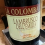 La Colombara Lambrusco dell'Emilia Rosso Amabile