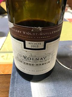 Thierry Violot Guillemard Volnay Le Cros Martin(ティエリ・ヴィオロ・ギュイマール ヴォルネイ ル・クロ・マルタン)