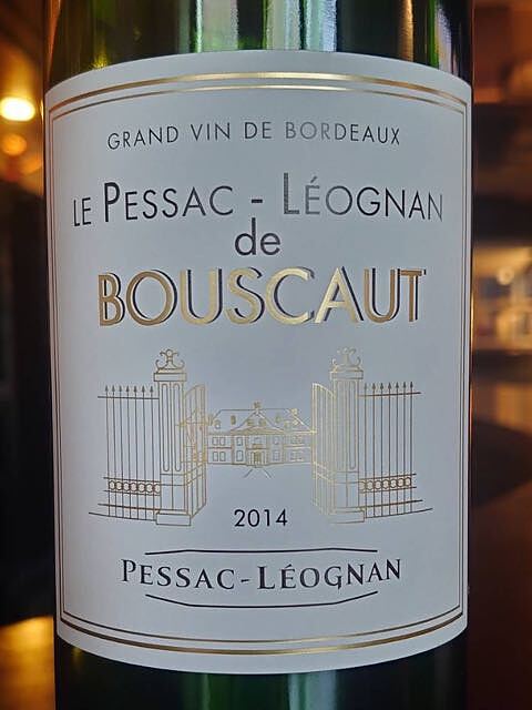 Le Pessac Leognan de Bouscaut