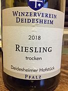 Winzerverein Deidesheim Riesling trocken