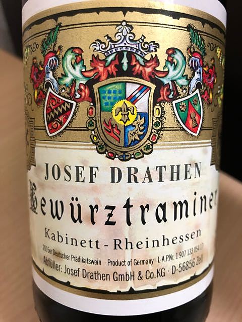 Josef Drathen Gewürztraminer Kabinett (Rheinhessen)(ジョセフ・ドラーテン ゲヴュルツトラミネール カビネット)