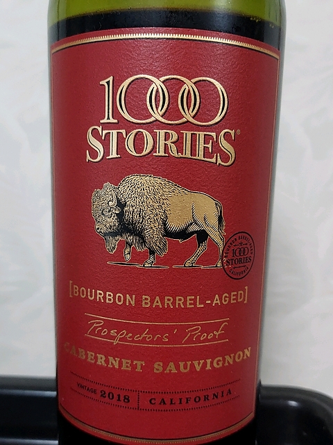 1000 Stories Prospectors' Proof Cabernet Sauvignon Bourbon Barrel Aged(サウザンド・ストーリーズ プロスペクターズ・プルーフ カベルネ・ソーヴィニヨン バーボン・バレル・エイジド)