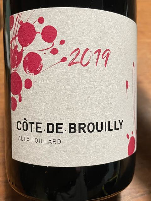 Alex Foillard Côte de Brouilly