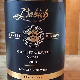 Babich Family Reserve Gimblett Gravels Syrah(バビッチ ファミリー・リザーヴ ギムレット ・グラヴェルズ シラー)