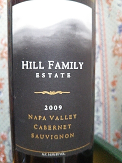 Hill Family Estate Napa Valley Cabernet Sauvignon(ヒル・ファミリー・エステート ナパ・ヴァレー カベルネ・ソーヴィニヨン)