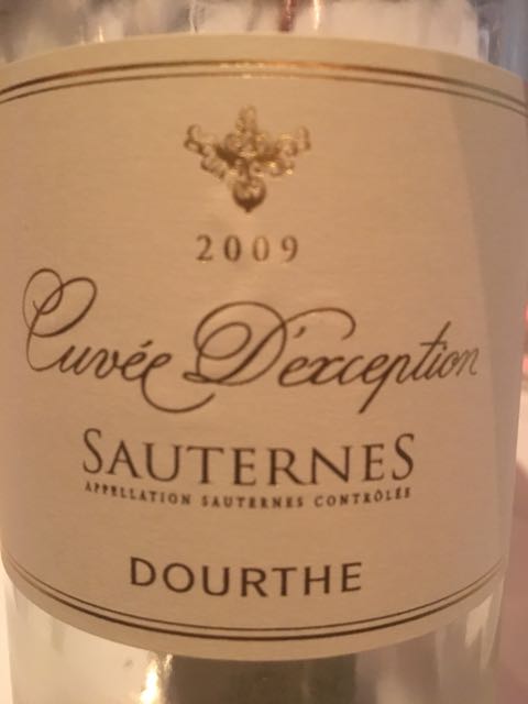 Dourthe Cuvée D'exception Sauternes(ドゥルト | Vinica 無料の