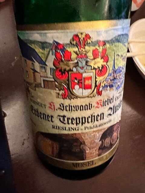 H. Schwaab Kiebel Erdener Treppchen Riesling Kabinett