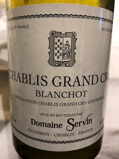 Dom. Servin Chablis Grand Cru Blanchot