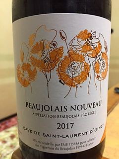 Cave de Saint Laurent d'Oingt Beaujolais Nouveau Essence de Fruit(カーヴ・サン・ローラン・ドワン ボージョレ・ヌーヴォー エサンス・ドゥ・フリュイ)