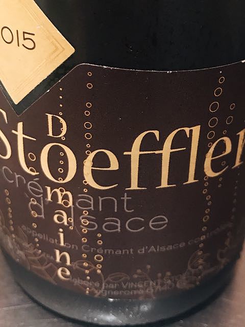 Dom. Stoeffler Crémant d'Alsace 2015 Extra Brut Nature